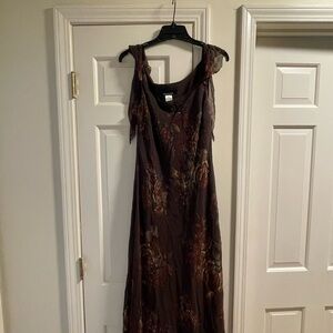 Jones New York Brown Maxi Gown